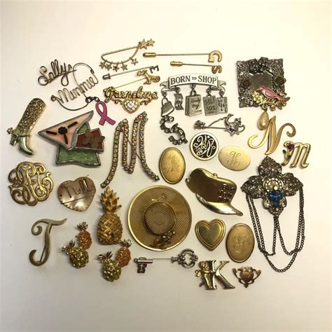 Lot 155 Large Collection Of Pins Weight Watchers Jj Variety Club And More