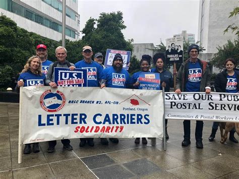 Photos Postal Workers Rally In Portland Oregon Postalmag Com