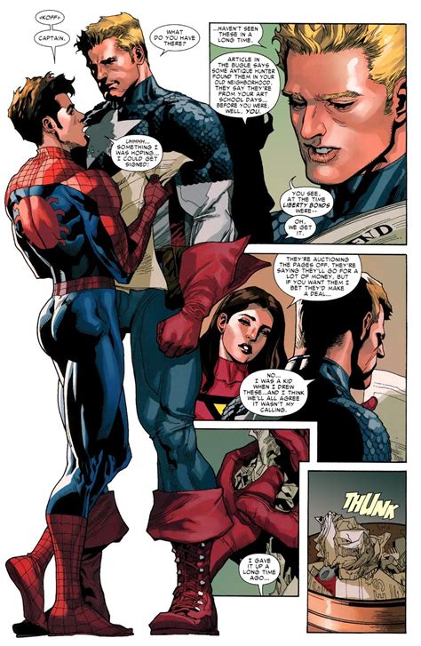 Hot Fictional Guys Avengers Comics Spiderman Superhero