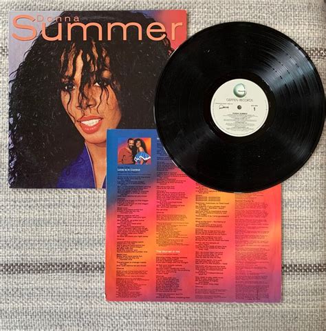 1982 Vintage Vinyl Record Donna Summer Self Titled Album Etsy