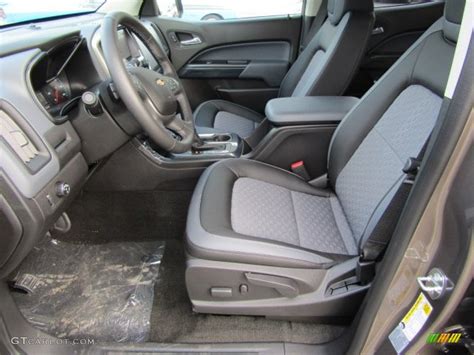 Jet Black Interior 2016 Chevrolet Colorado Z71 Crew Cab Photo