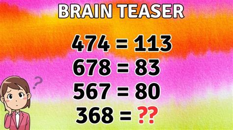 Brain Teaser Can You Solve This Logical Number Puzzle Math Puzzles News
