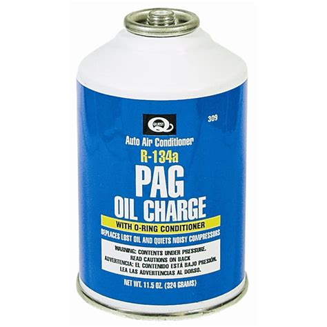 Quest R134a Pag Oil Charge With O Ring Conditioner 115oz