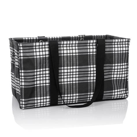 Large Utility Tote Lut By Thirty One Ts Perfectly Plaid Large