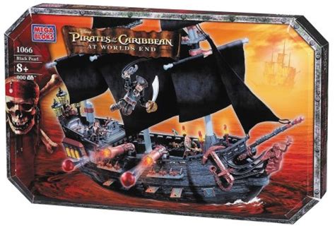 Mega Bloks Pirates Of The Caribbean 3 Black Pearl Ship 1066