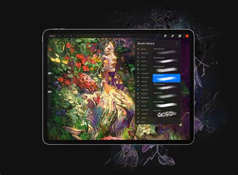 Procreate The Worlds Biggest Library Of Brushes At You Fingertips