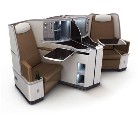 The analyzed capacity region ranges from 130 to 340 seats in a single class arrangement. Aircraft cabin seat - JPA Design - business class / with ...