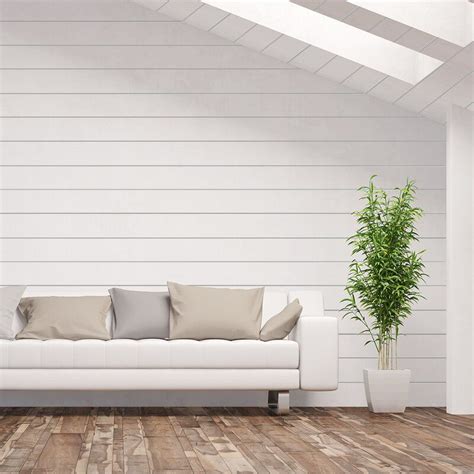725 X 84 Shiplap Wall Paneling In Primed White White Shiplap Wall
