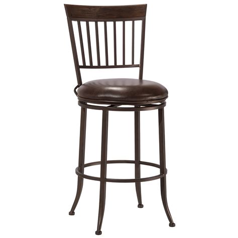 Hillsdale Stools Hawkins Commercial Grade Swivel Bar Stool With