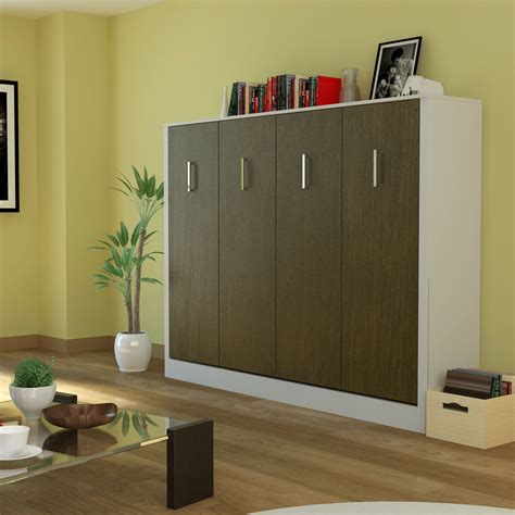 Home office solutions with horizontal murphy bed & custom desk system. Alexa DIY Horizontal Murphy Bed Full