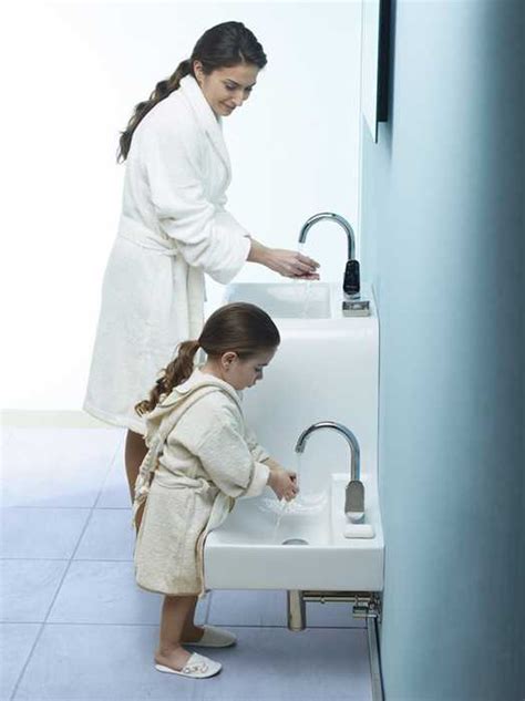Installing child locks will keep your children safe while they explore their surroundings. Kids Friendly Bathroom Sinks, Family Basin Blending Style ...