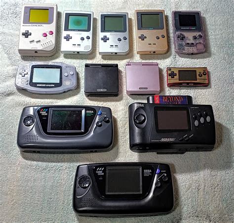 Nintendo Game Boy And Sega Handheld Console Collection Rretrogaming
