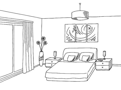 Top White And Black Bedroom Pictures Clip Art Vector Graphics And