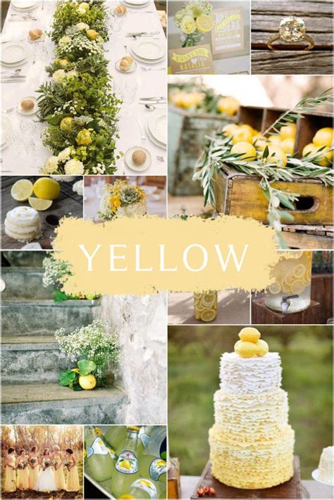 Light Yellow Wedding Color Ideas Colors For Wedding