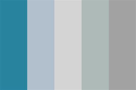 Steel Grey Color Palette