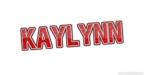 Kaylynn Лого Бесплатный инструмент для дизайна имени от Flaming Text