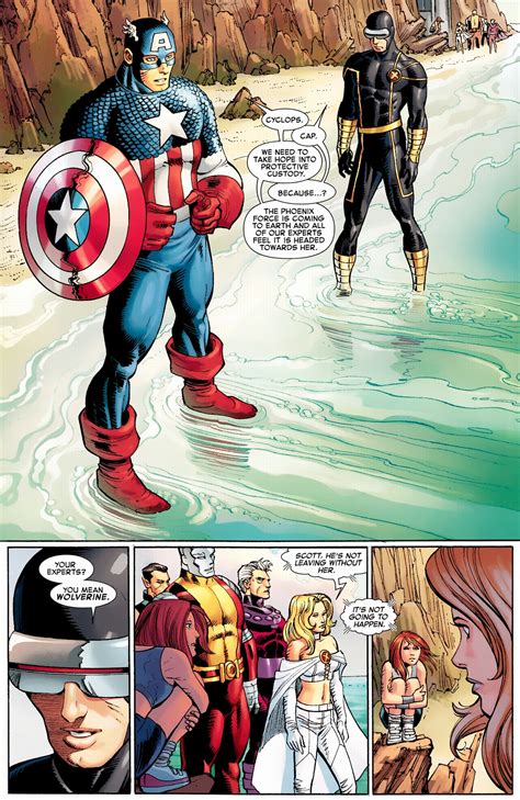 Cyclops Strikes First Against Captain America Comicnewbies
