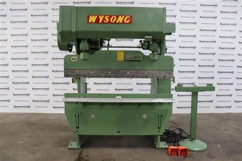 Wysong 55 4 55 Ton X 6 Mechanical Air Clutch Press Brake The