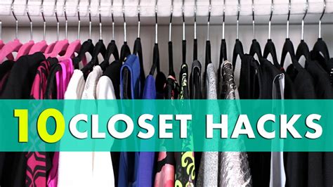 10 Closet Organization Hacks! Closet Organization Tips ...