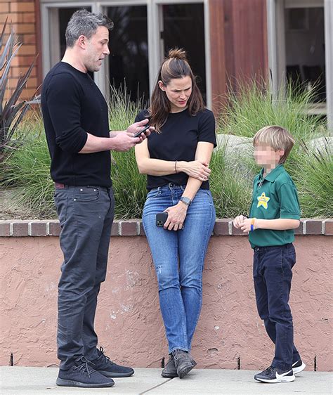 Ben Affleck Hugs Ex Wife Jennifer Garner Son Samuel In Italy Photos Hollywood Life