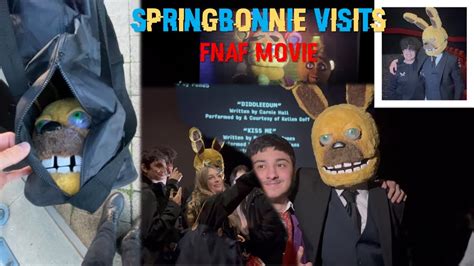 Springbonnie Visits The Five Nights At Freddys Movie Irl 2023