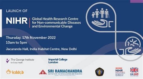 Launch Of Nihr Global Health Research Centre On Non Communicable