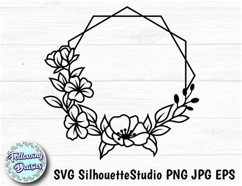 Free Free 180 Hexagon Flower Frame Svg SVG PNG EPS DXF File