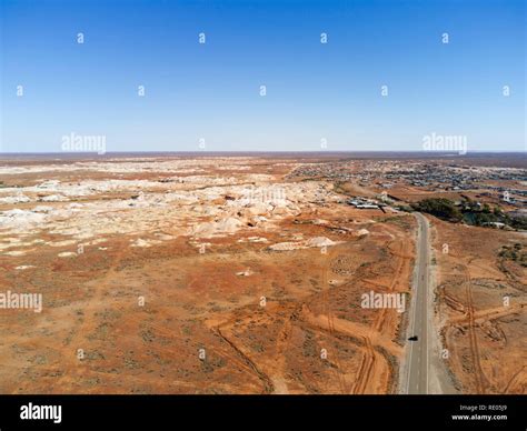Aerial Of The Andamooka Opal Fields In South Australia Stock Photo Alamy
