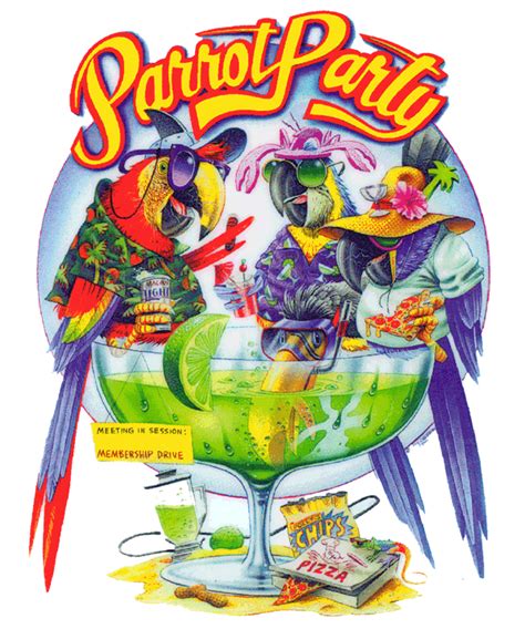 Tropical Fantasyparrot Pics Parrot Head Parrothead Party Parrot