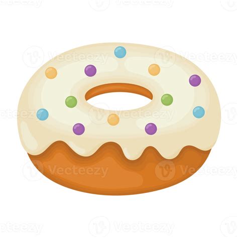 Cartoon Donut Icon 18931663 Png