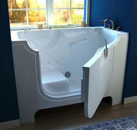 There are a variety of sizes of walk in tubs, each with its walk in bath tubs are tubs that an individual walks into and closes a door behind them, rather than stepping over the entire height of the bathtub when. 30 x 60 Wheelchair Accessible Walk-In Whirlpool Tubs ...