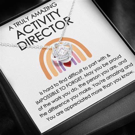 Activity Director Necklace T For Activity Director Thank You
