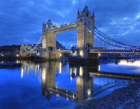 Panaroma Photography Of Tower Bridge London London Bridge River Thames Hd Wallpaper