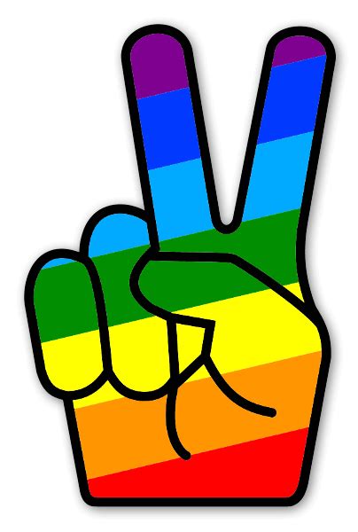 Download Rainbow fingers - StickerApp