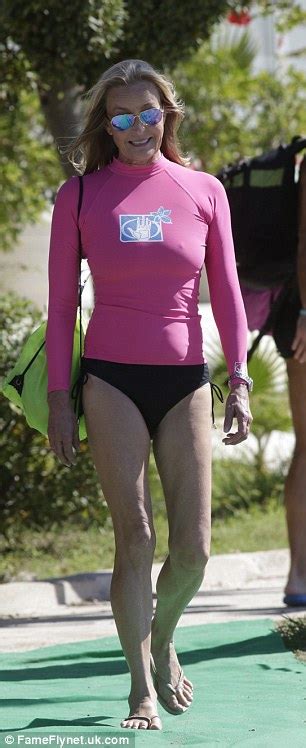 Bo Derek Shows Off Her Incredible Body As She Partakes In A Swimming
