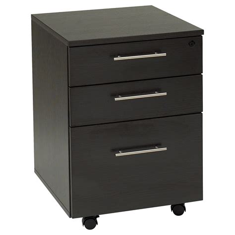 Upcycle standard office file cabinets into the base for a beautiful desk ~ organizing chic! Pro X Executive Desk with Mobile File Cabinet | DCG Stores