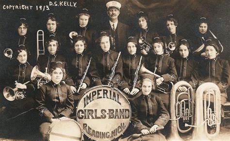 Traveling Show This Is The Oldest Image Of Female Tuba Players I