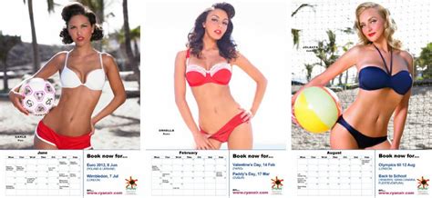 Ryanair Sexy Cabin Crew Strip For Charity Calendar 2012 ~ World