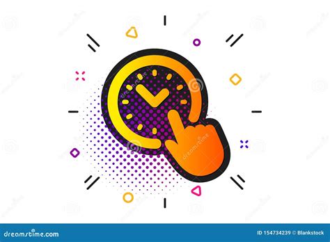 Time Management Icon Clock Sign Watch Vector Stock Vector