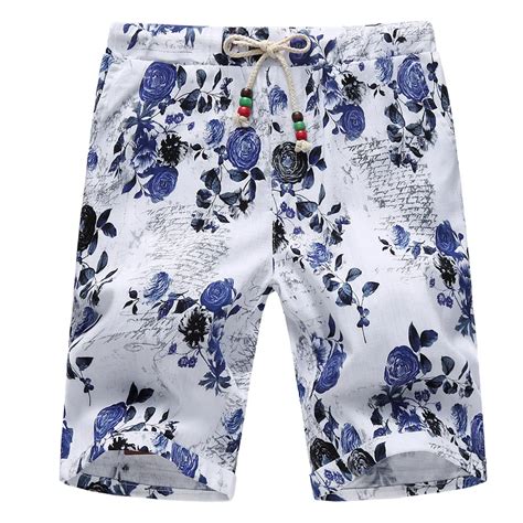 Buy 2018 Mens Summer Beach Shorts New Fashion Flower