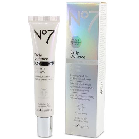 Boots No 7 30ml Early Defense Glow Activating Serum Skincare Australia