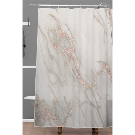 Rose Gold Shower Curtain