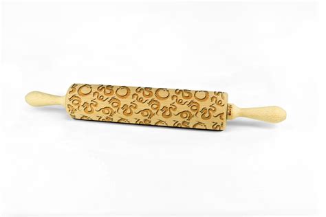 Chinese Dragons Embossing Wooden Rolling Pin Woods Good