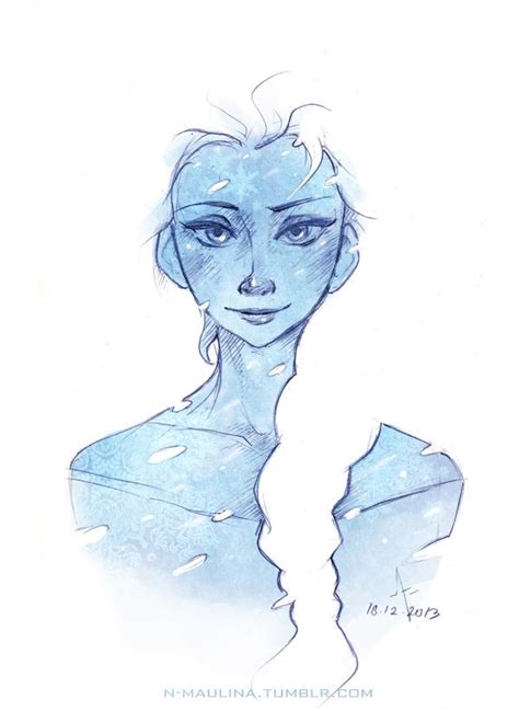 Elsa By N On Deviantart Disney Fan Art Disney Art Frozen Drawings