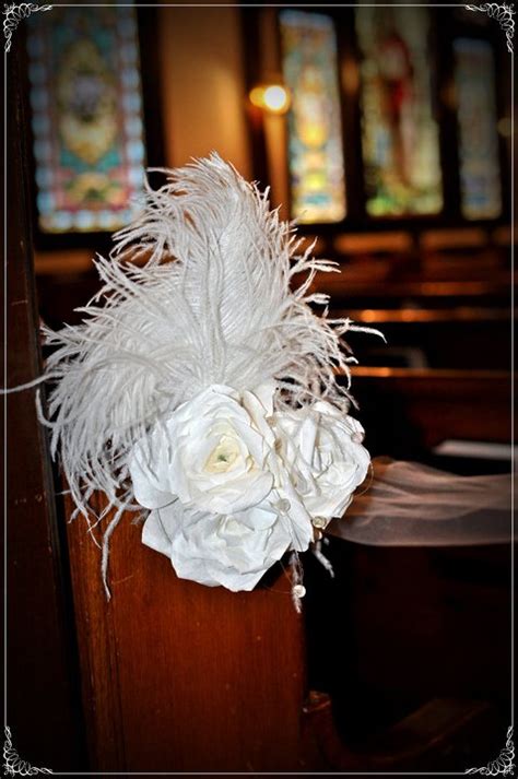 Wide berth around you to sit in a different pew. Coffee Filter Pew Decor | Weddingbee Photo Gallery