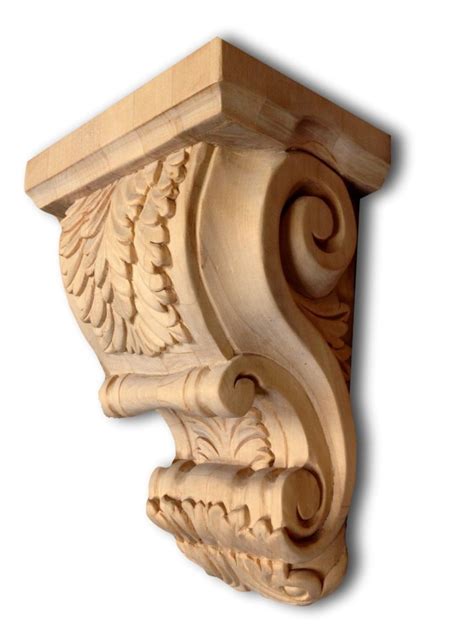 One of the problems with varieties with such small leaves is that they make matching small trunks. Large Maple Wood Corbel Acanthus Leaf Carving - Hardware ...