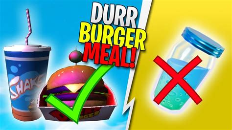 Well, if you love the game you have probably heard of the durr burger! *NEW* DURR BURGER HEALTH MEAL COMING TO FORTNITE IN THE NEXT UPDATE!?! - YouTube