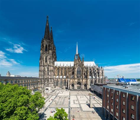 Cologne Skyline With Cathedral Dom Editorial Stock Photo Image Of