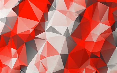Red Polygon Wallpaper 4k Free Hd Wallpaper 4k Ii