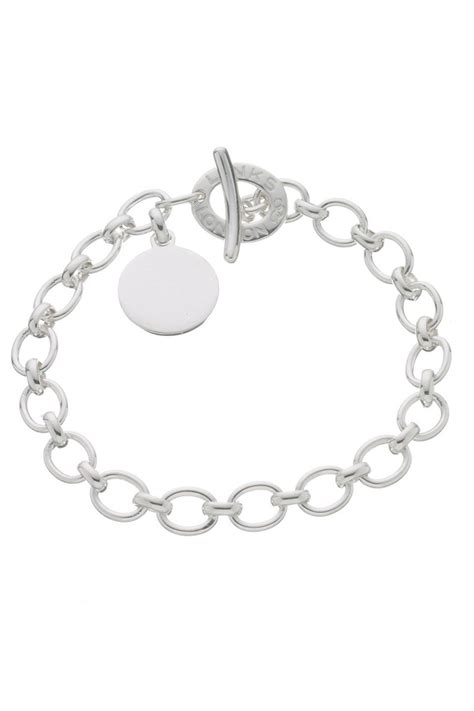 Links Of London Sterling Silver Disc Charm Bracelet Beyond The Rack